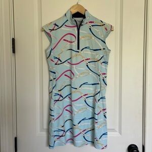 San Soleil Women’s UV 50 Sleeveless Dress Light Blue S